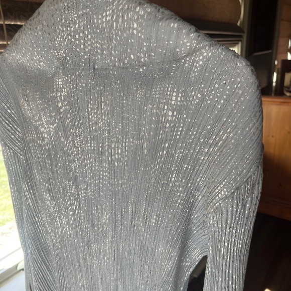 Metallic Blue Blazer by Betas Choice NWT - Picture 4 of 6